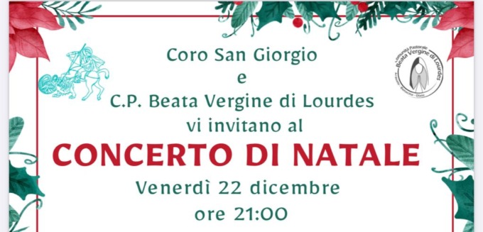 Il Coro La Torr di Merate insieme al Coro San Giorgio al concerto di Natale di Acquate