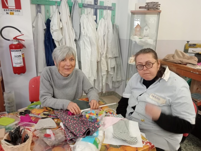 Natale alla Botteghaus con i ragazzi disabili del Cse della Casa Ragazzi