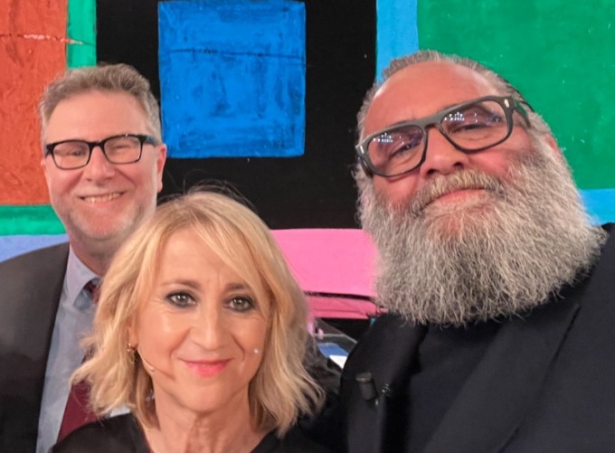 Fabio Fazio ospite di Fabio Fazio, comparsata in tv per un arlatese