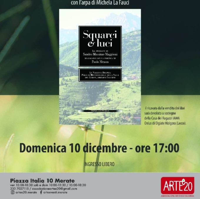 Artee20, domenica la presentazione di “Squarci & Luci”