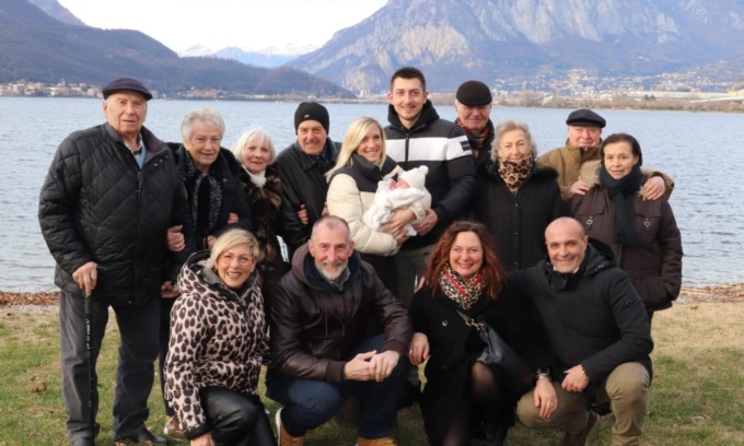 Il dono per la piccola Vittoria? Otto bisnonni!