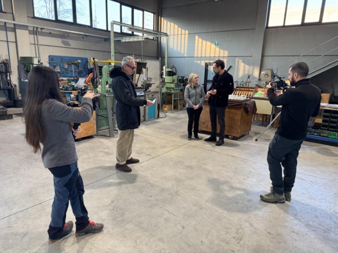 Le telecamere della Rai a Olgiate Molgora