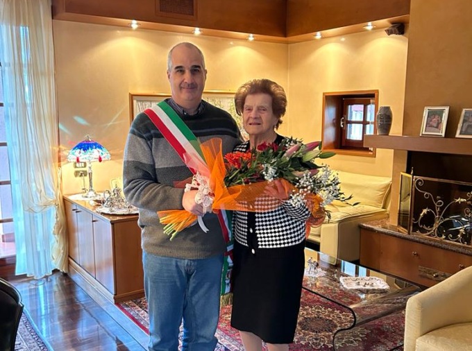 105 candeline per nonna Tranquilla