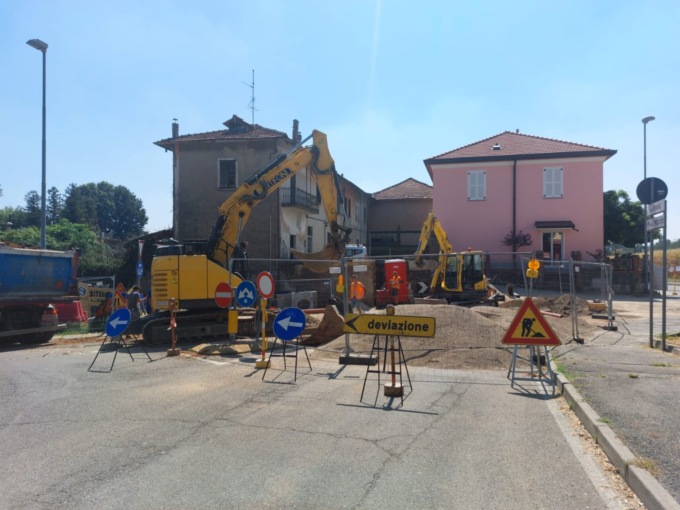 Osnago: terminati i lavori per il secondo lotto di separazione della rete fognaria in via per le Orane