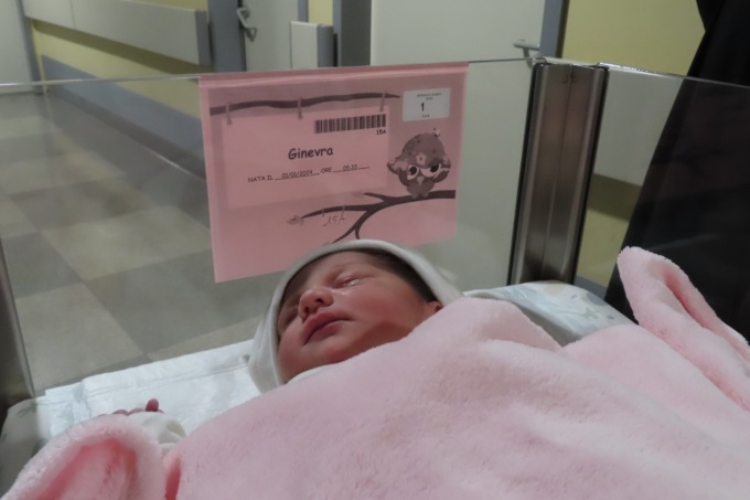 Ginevra Crippa è la prima nata nel 2024 in provincia di Lecco