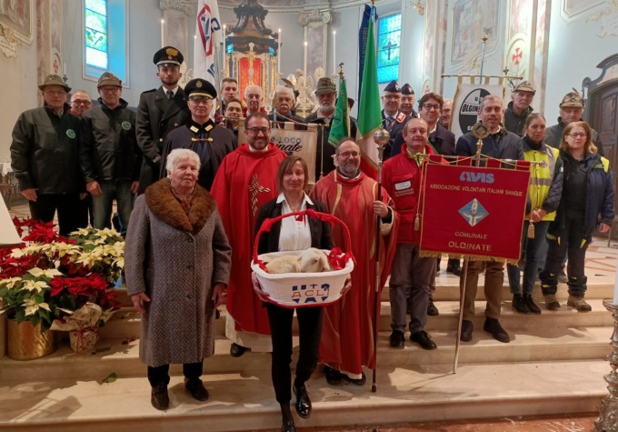 Olginate, chiesa gremita per la festa di Sant’Agnese