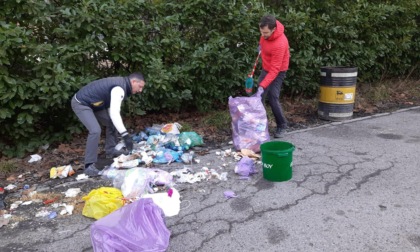 I volontari di Plastic Free ripuliscono Brivio e Airuno