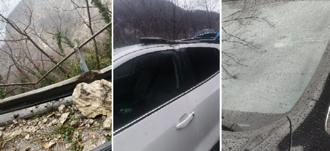 Frana sulla Provinciale 181, resta chiusa la strada per Erve