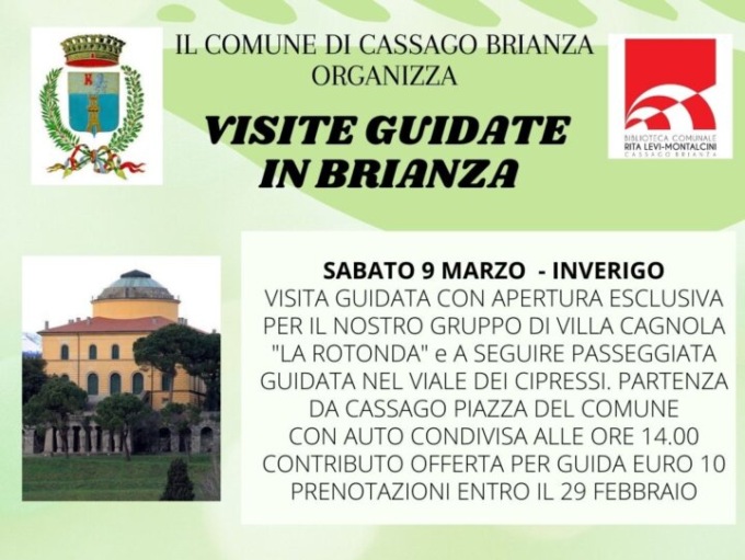 Visite guidate in Brianza con Comune e biblioteca di Cassago