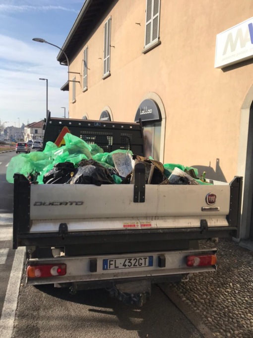 Giornata ecologica a Merate: raccolti 450 kg di rifiuti