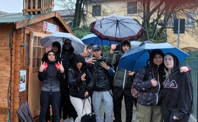 Casetta green della Pro Loco di Merate, visita dell’Istituto Clerici