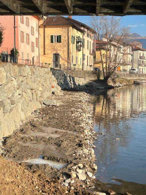 Concluse le opere di consolidamento dell’argine dell’Adda a Brivio