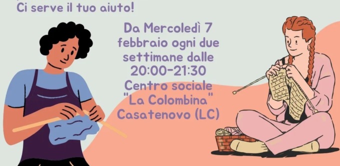 Casatenovo, partito il progetto “Sferruzzare solidale”