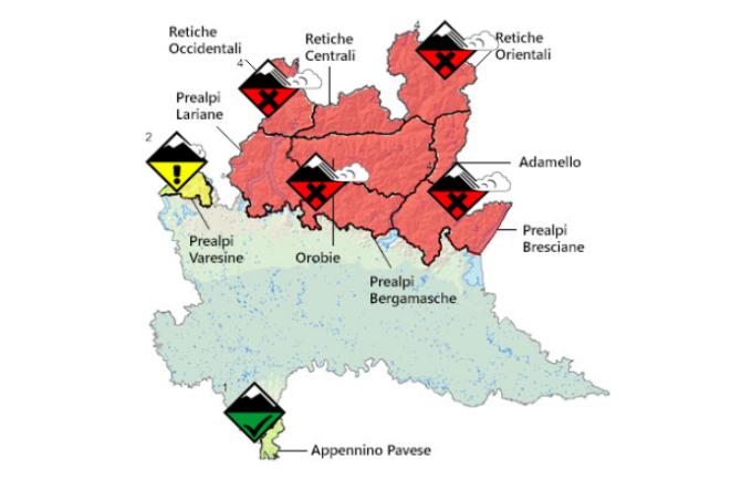 Appello del Soccorso alpino: “Massima attenzione per il pericolo valanghe”