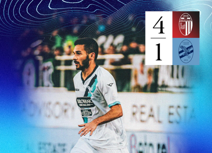 Ascoli – Lecco: 4 a 1. Blucelesti in vantaggio soccombono sotto un poker dei padroni di casa