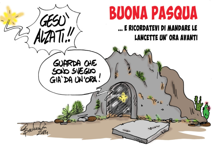 Auguri di Buona Pasqua e ricordatevi di cambiare l’ora