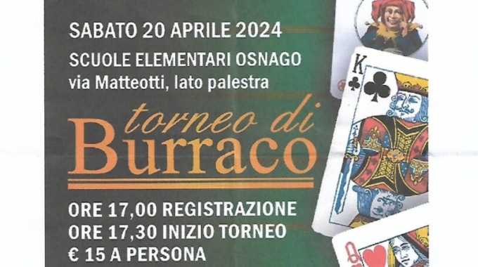 Torneo di burraco per l’associazione Faresalute, aperte le iscrizioni