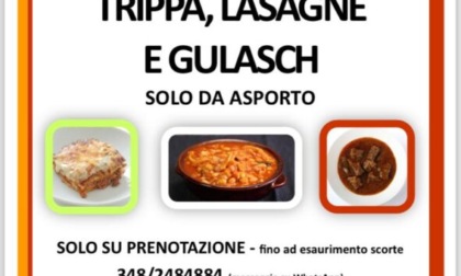 Con Brugarolo Insieme: trippa, lasagne e gulasch d'asporto
