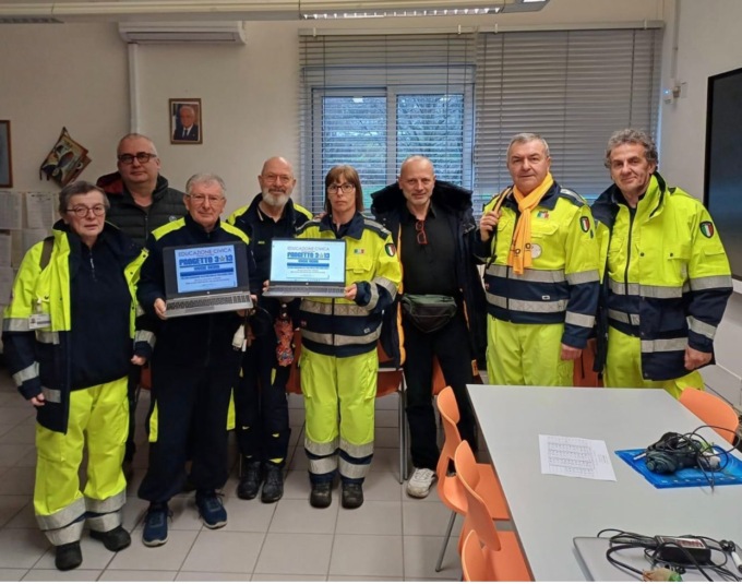 Volontari di Protezione Civile della Brianza al Greppi