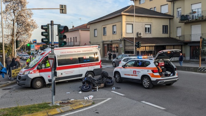 Schianto in moto a La Valletta: 55enne in condizioni serie