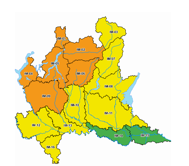 Confermata l’allerta meteo arancione sul Lecchese anche sulla Bergamasca