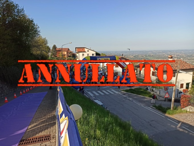 Il maltempo ferma la 44° Corsa dell’Angelo