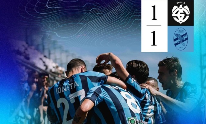 Lecco, finalmente un po’ di orgoglio: pari a La Spezia in 10 contro 11
