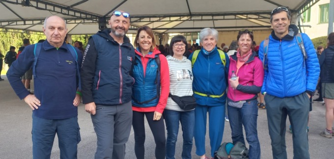 Rovascarpa, un successo per la camminata amatoriale. Testimonial dell’evento Deborah Compagnoni