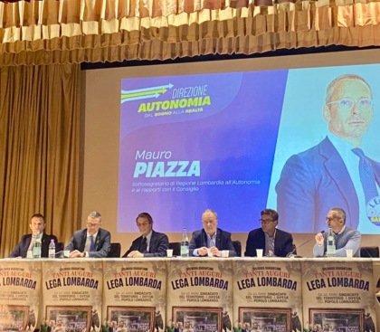 Autonomia: la Lega ha presentato la riforma, relatore il sottosegretario regionale Mauro Piazza