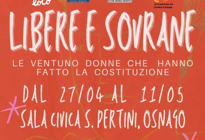 A Osnago arriva la mostra “Libere e sovrane”