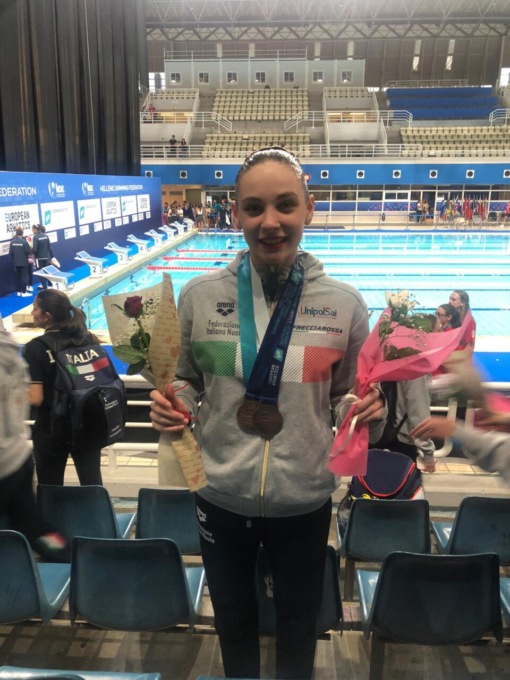 Nuoto sincronizzato, medaglia di bronzo per Alice Zadek ai campionati europei