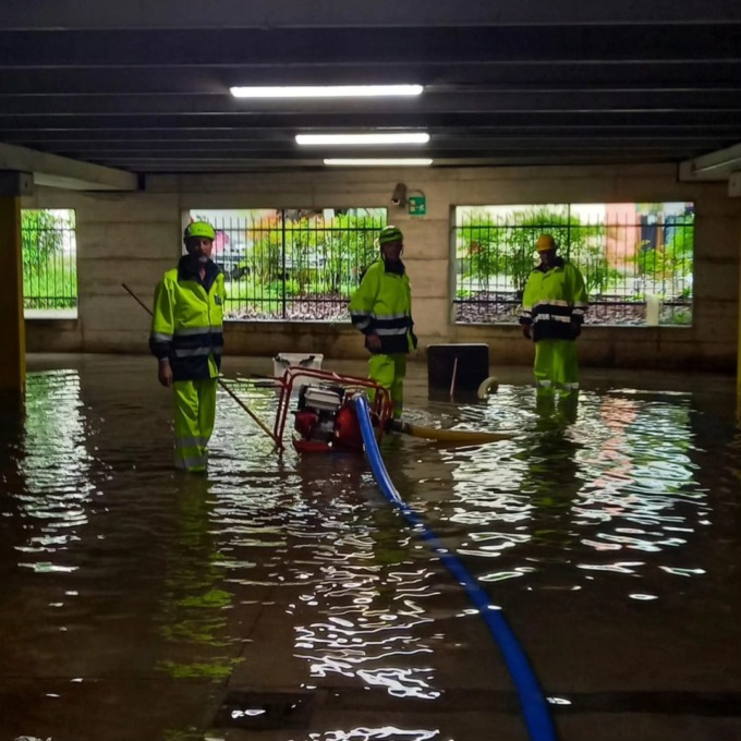 Parcheggio allagato: interrogazione di Cambia Merate