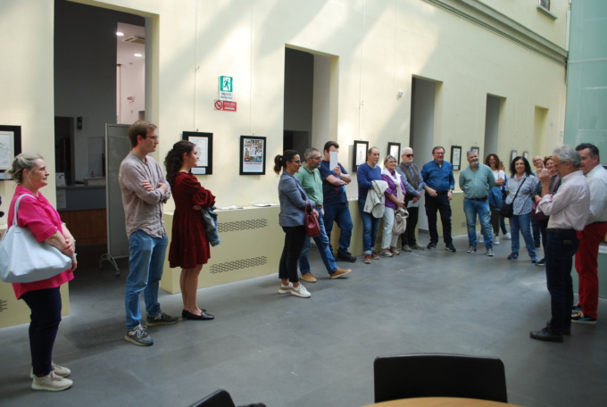 Inaugurata la mostra sulle serie tv del passato del vignettista Giovanni Beduschi