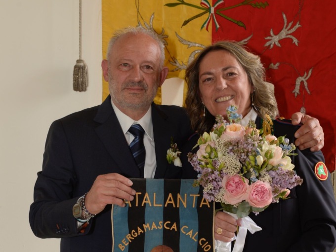 Matrimonio nerazzurro per Giulio Panza e Silvia Paladini