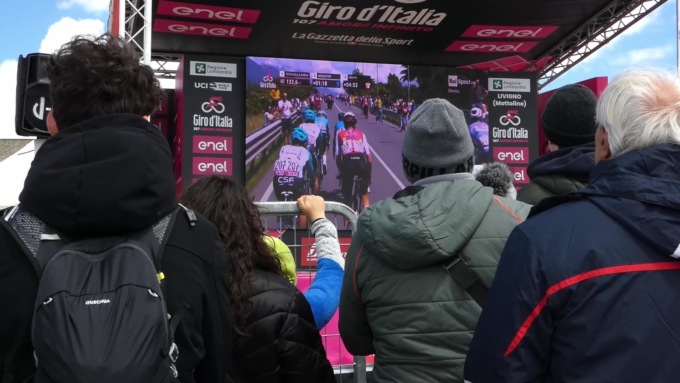 Tappa spettacolare del Giro d’Italia a Livigno. Moretti: “Orgogliosi. Queste le prove generali in vista delle Olimpiadi”
