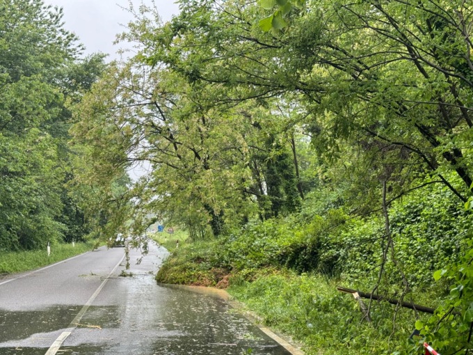 Maltempo: provinciale chiusa a Montevecchia, traffico deviato e code