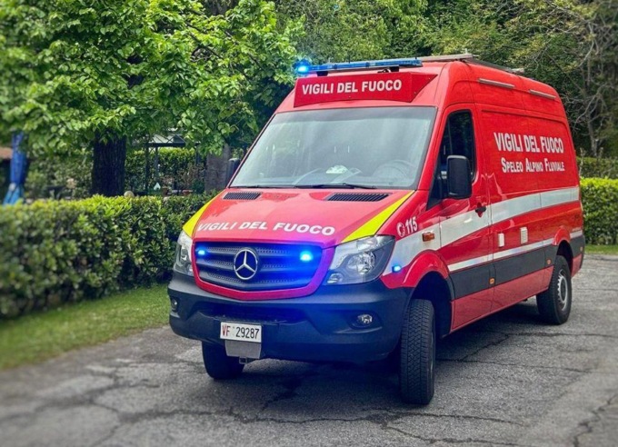 In difficoltà sul Monte di Brianza: salvato dai Vigili del Fuoco