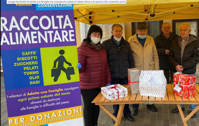 Adotta una famiglia: sabato la prima raccolta alimentare dopo l’estate