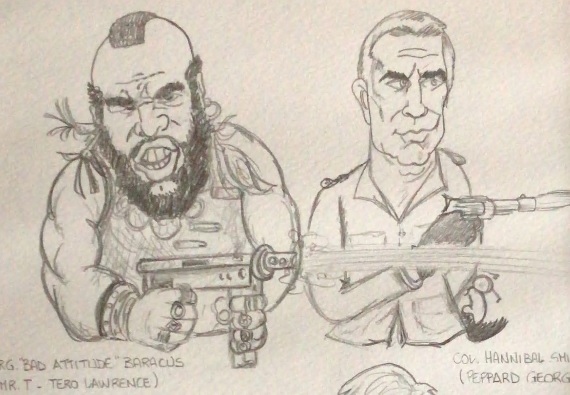 Il Tenente Colombo, Star Trek, A-Team: in mostra i protagonisti delle serie Tv del passato