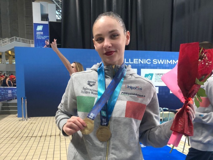 Calco, Alice Zadek conquista l’europeo di nuoto sincronizzato con l’Italia