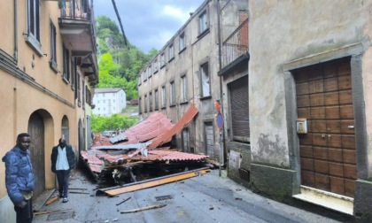 Tromba d'aria in Bergamasca: tetti scoperchiati, alberi caduti e allagamenti