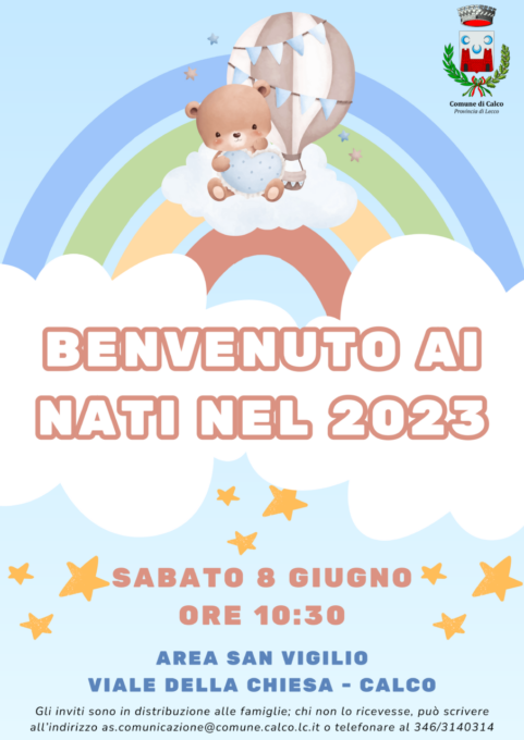 Benvenuto ai nuovi nati a Calco