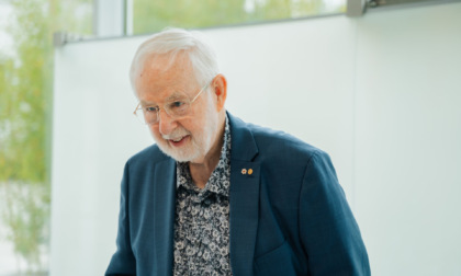 Il Premio Nobel per la Fisica in visita all'Elemaster e al Politecnico