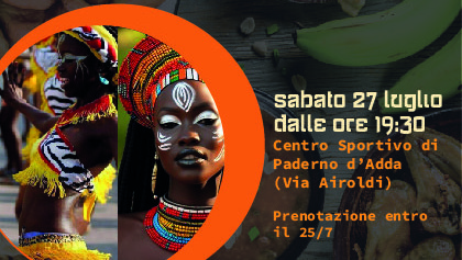 Una cena africana per far ripartire l’Atelier for Future di Mehala