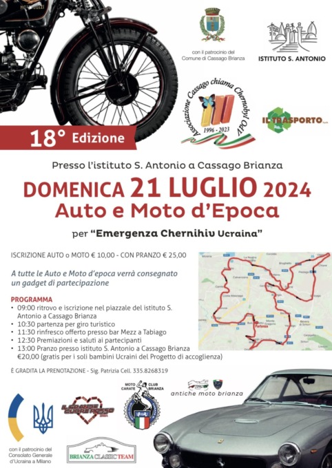 Motoraduno di beneficenza con Cassago Chiama Chernobyl