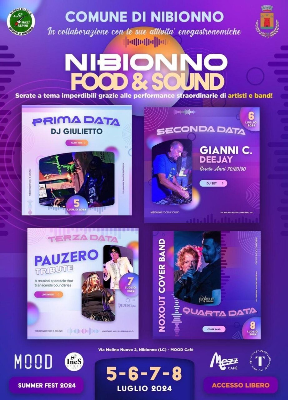 Nibionno Food and Sound