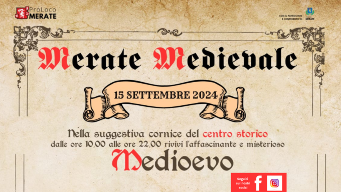 Merate Medievale, preparativi in corso per il nuovo evento della Pro Loco