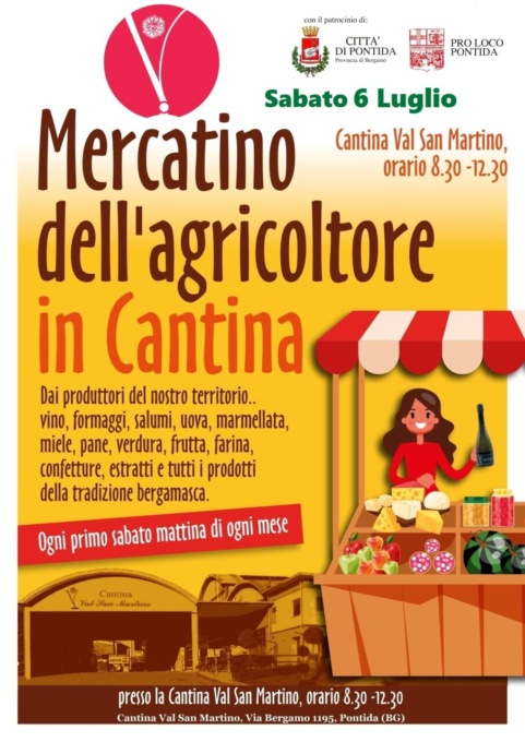 A Pontida torna il Mercatino dell’agricoltore in Cantina