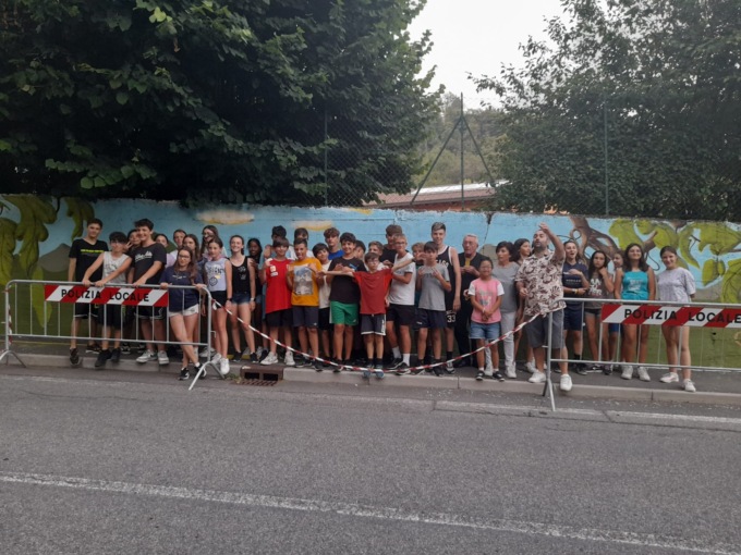 Inaugurato un nuovo murales a Colle Brianza