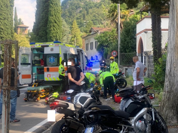 52enne ferito in un incidente in moto sulla Sp 72